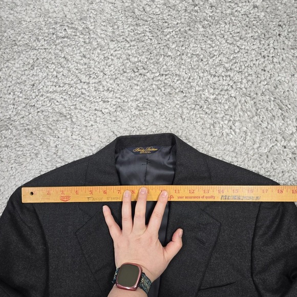 Brooks Brothers Makers Sport Coat Men’s 37S Charcoal Wool Golden Fleece - Picture 14 of 16